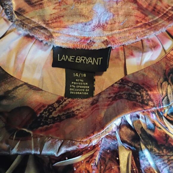 Lane Bryant Multicolor Blouse - Picture 8 of 13